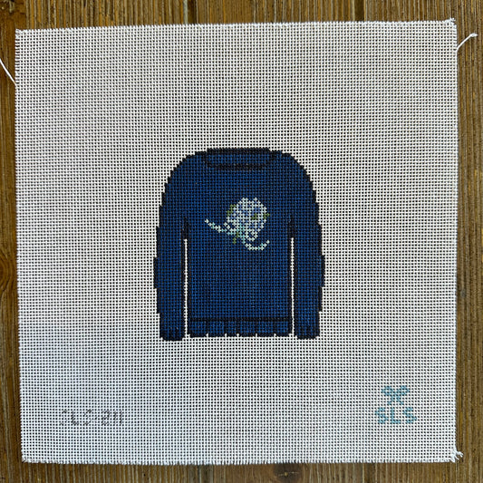 SLS Needlepoint - Hydrangea Sweater (revised)
