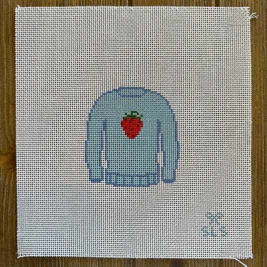 SLS Needlepoint - Strawberry Sweater