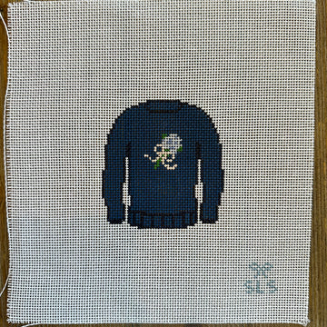 SLS Needlepoint - Hydrangea Sweater