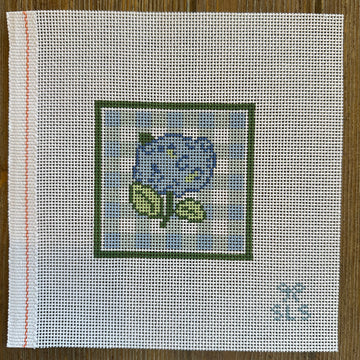 SLS Needlepoint - Hydrangea Coaster