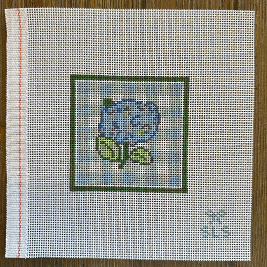 SLS Needlepoint - Hydrangea Coaster