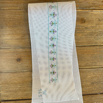 SLS Needlepoint - Bouquets & Bows Hat Band