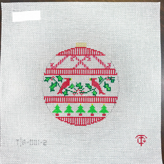 Tina Griffin Designs - Cardinal Round