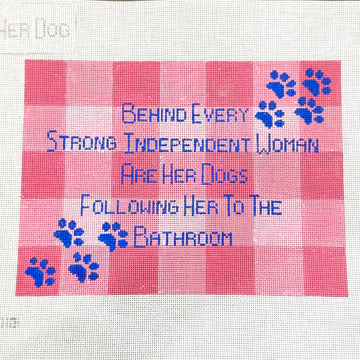 Tina Griffin Designs - Dogs in Bathroom