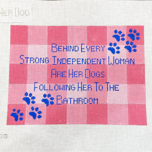 Tina Griffin Designs - Dogs in Bathroom