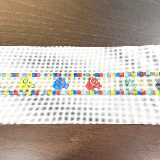 Tina Griffin Designs - Rainbow Dog Head belt