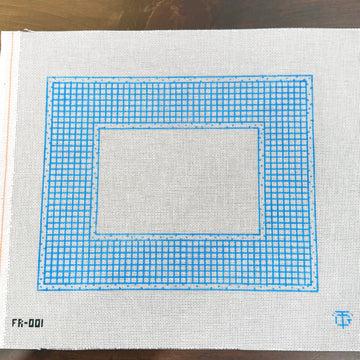Tina Griffin Designs - Blue & White Check Frame