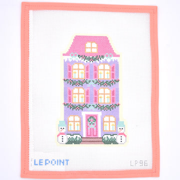 Le Point Studio - Christmas Village Purple Row House