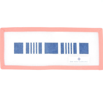 Little Stitches Needleworks - Ticking Fob Blueberry