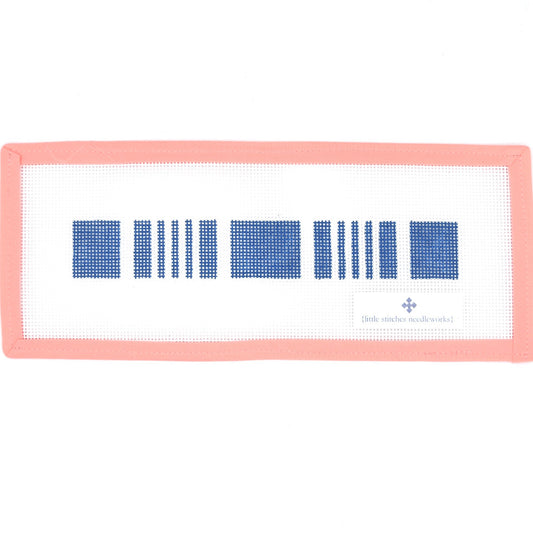 Little Stitches Needleworks - Ticking Fob Blueberry