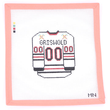 Magnolia Needlepoint - Christmas Vacation Griswold Hockey Jersey Back