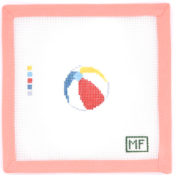 MF Needlepoint - Beach Ball Mini