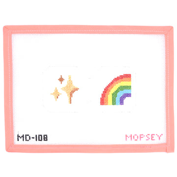 Mopsey Designs - Rainbow Sparkle Scissor Fob