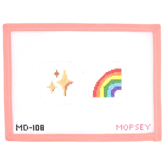 Mopsey Designs - Rainbow Sparkle Scissor Fob