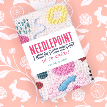 Needlepoint: A Modern Stitch Directory in 50 Cards by Emma Homent