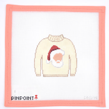 Pinpoint Needlepoint - Santa Sweater
