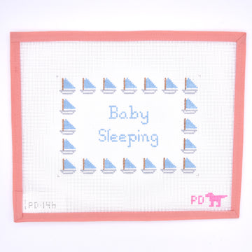 Poppy’s Designs - Baby Sleeping Blue Boats