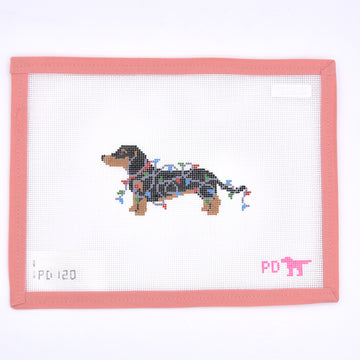 Poppy’s Designs - Christmas Lights Dachshund