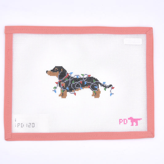 Poppy’s Designs - Christmas Lights Dachshund
