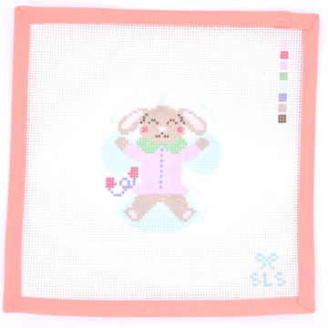 SLS Needlepoint - Snow Bunny Angel