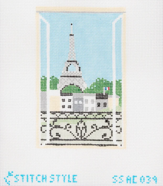 Stitch Style Needlepoint - Parisian Window
