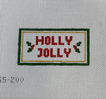 Stitch Style Needlepoint - Holly Jolly