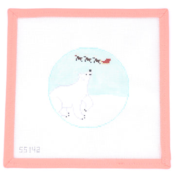 Stitch Style Needlepoint - Polar Bear