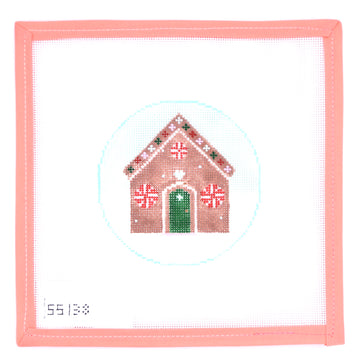 Stitch Style Needlepoint - North Pole Series Gingerbread House
