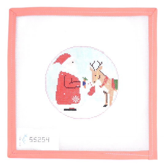 Stitch Style Needlepoint - Reindeer Games