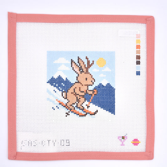 The City Stitcher via Saturnalia Stitching - Jackalope on the Slopes
