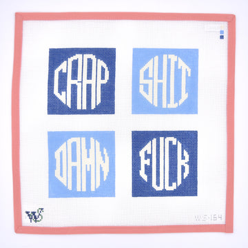 Wipstitch Needleworks - Dirty Coasters Blue