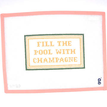 Goodpoint Needlepoint - Fill the Pool with Champagne